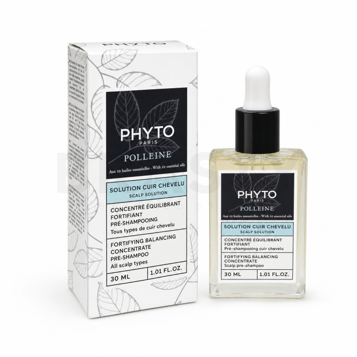 Phyto Scalp Solution Fortifiying Balancing Concetrate predšampónová starostlivosť pre rýchlo mastiace sa vlasy 30 ml