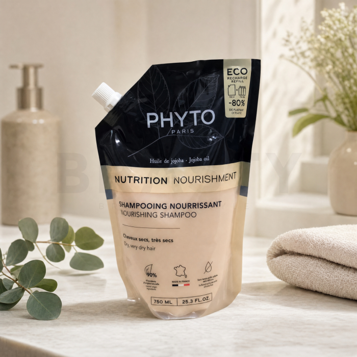 Phyto Nourishment Nourishing Shampoo Voedende Shampoo voor droog en beschadigd haar Refill 750 ml