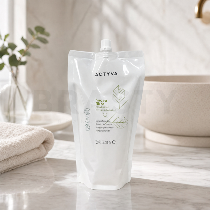 Kemon Actyva Nuova Fibra Reconstructing Shampoo Pflegeshampoo um die Haarfaser zu stärken Refill 500 ml