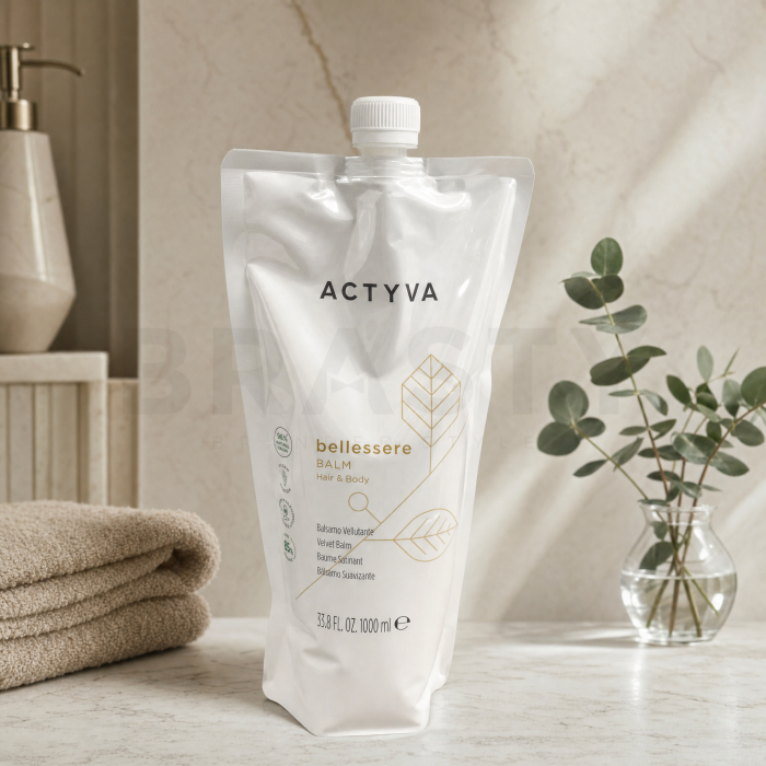Kemon Actyva Bellessere Velvet Balm Подхранващ балсам за коса и тяло Refill 1000 ml