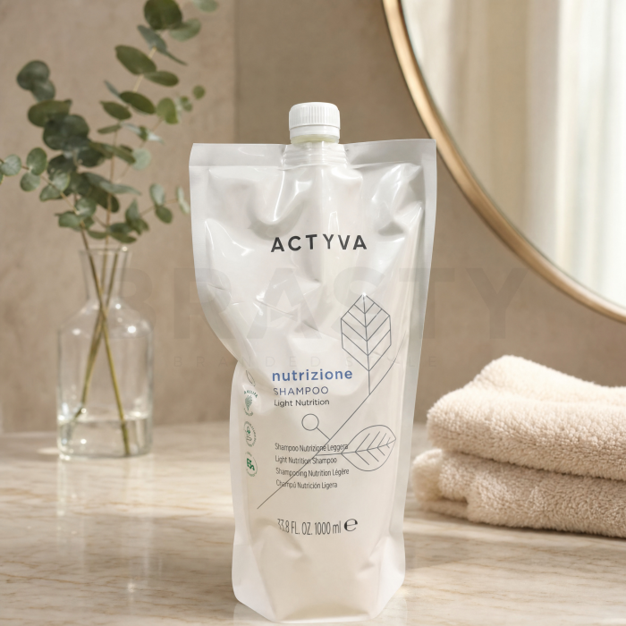 Kemon Actyva Nutrizione Light Nutrition Shampoo tápláló sampon vékony szálú hajra Refill 1000 ml