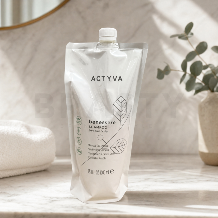 Kemon Actyva Benessere Sensitive Scalp Shampoo posilující šampon pro citlivou pokožku hlavy Refill 1000 ml