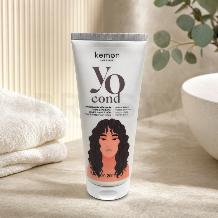 Kemon Yo Cond Color System Toning Cond toniserende conditioner om de kleur te doen herleven Frosted Chestnut 200 ml