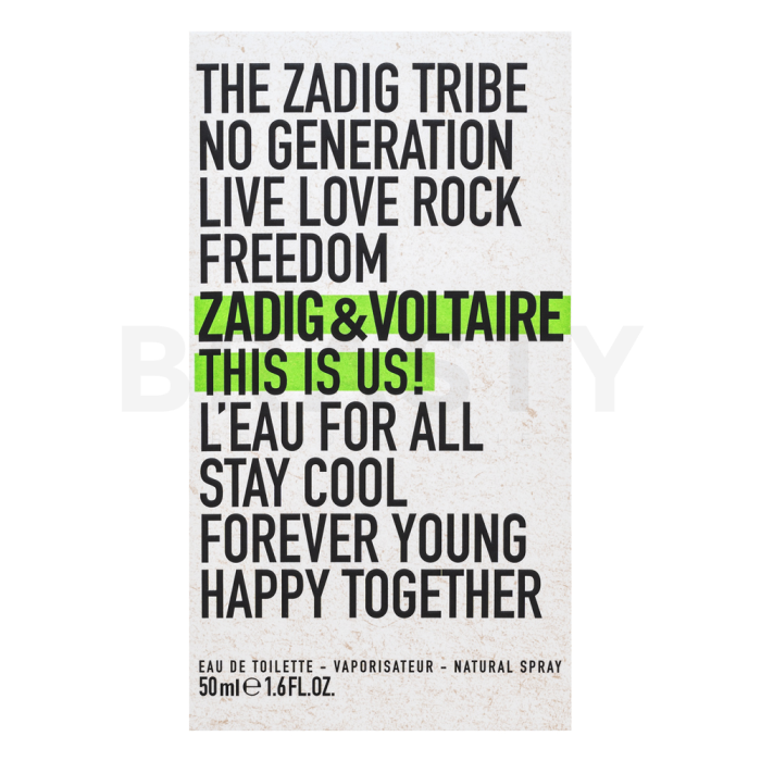 Zadig & Voltaire This is Us! L'Eau toaletní voda unisex Extra Offer 50 ml