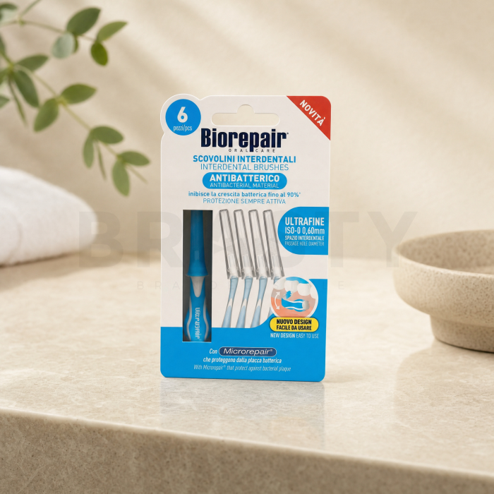 Biorepair Interdental Brushes interdentale borsteltjes Ultrafine 0,60 mm 6 pcs