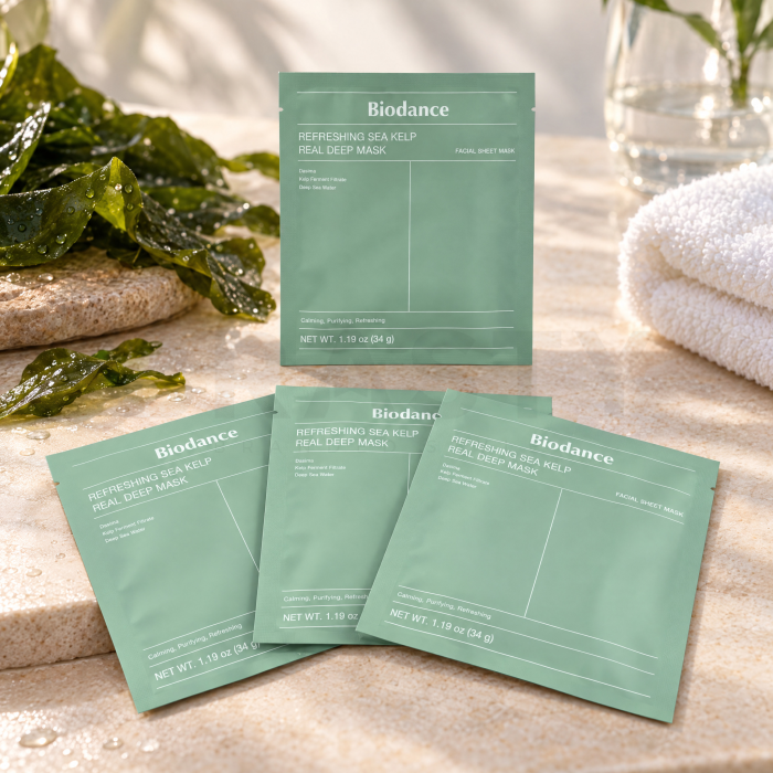 Biodance hloubková maska Refreshing Sea Kelp Real Deep Mask 4 x 34 g