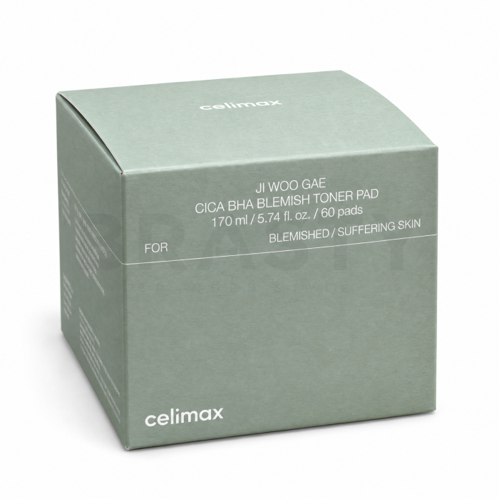 Celimax Ji Woo Gae Toner-Pads Cica BHA Blemish Toner Pad 60 Pads 170 ml