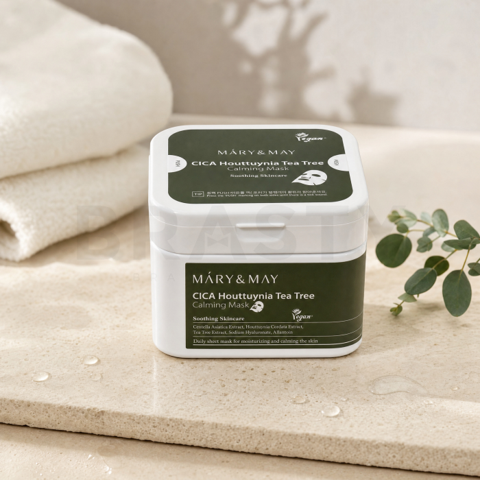 Mary & May CICA Houttuynia Tea Tree maszk Calming Mask 30 pcs