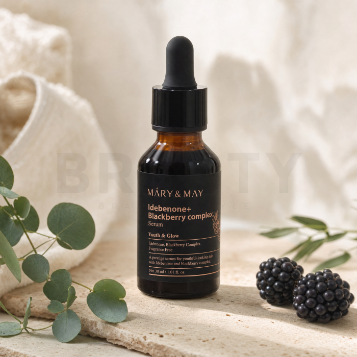 Mary & May Idebenone + Blackberry Complex antioxidační sérum pro všechny typy pleti Serum 30 ml