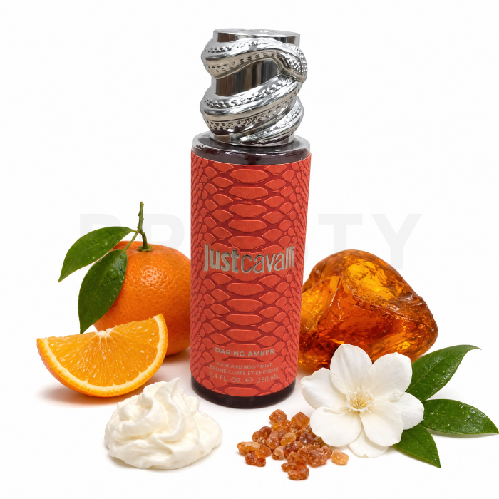 Roberto Cavalli Just Cavalli Daring Amber testápoló spray nőknek 250 ml