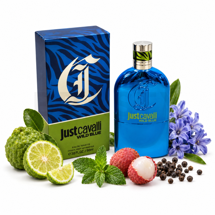 Roberto Cavalli Just Cavalli Wild Blue toaletna voda za muškarce 90 ml