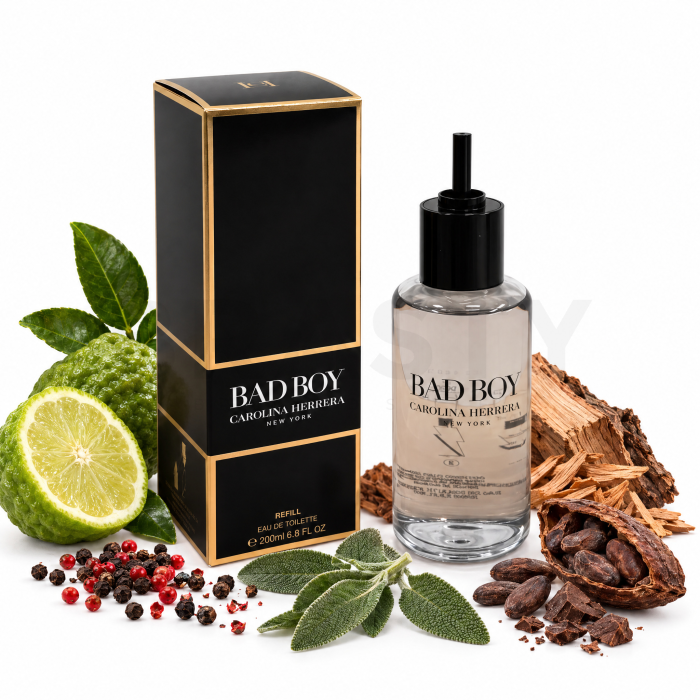 Carolina Herrera Bad Boy Eau de Toilette für Herren Refill 200 ml