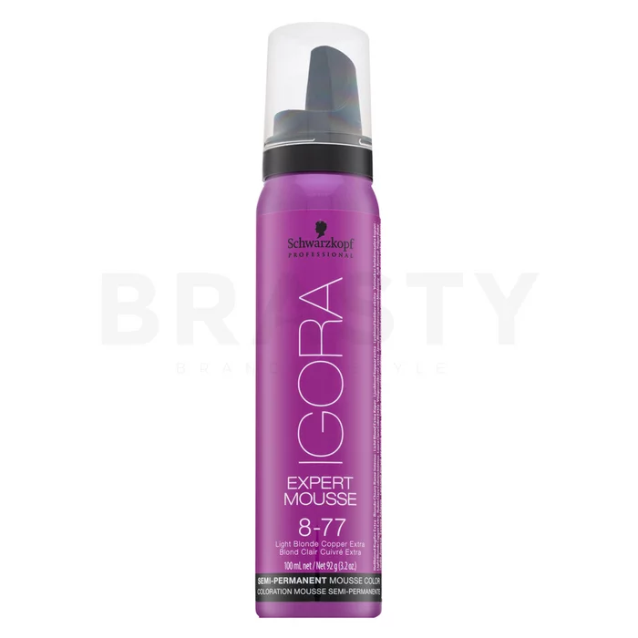 Schwarzkopf Professional Igora Expert Mousse Semi-Permanent Mousse Color semi-permanentní barvící pěna na vlasy 8-77 100 ml