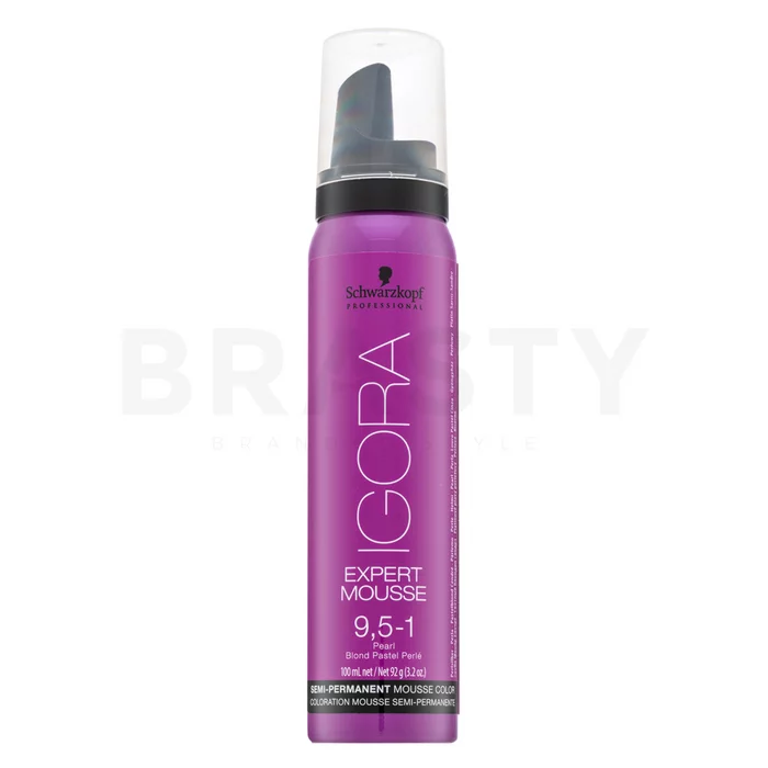 Schwarzkopf Professional Igora Expert Mousse Semi-Permanent Mousse Color semi-permanentní barvící pěna na vlasy 9,5-1 100 ml