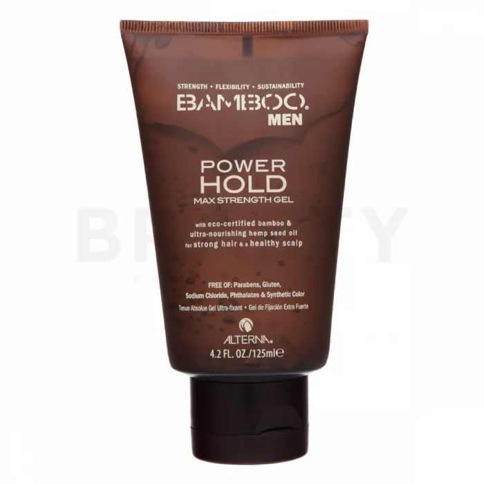 Alterna Bamboo Men Power Hold Max Strenght Gel Haargel für extra starken Halt 125 ml