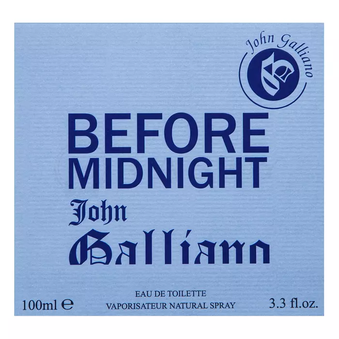 John Galliano Before Midnight Eau de Toilette férfiaknak 100 ml