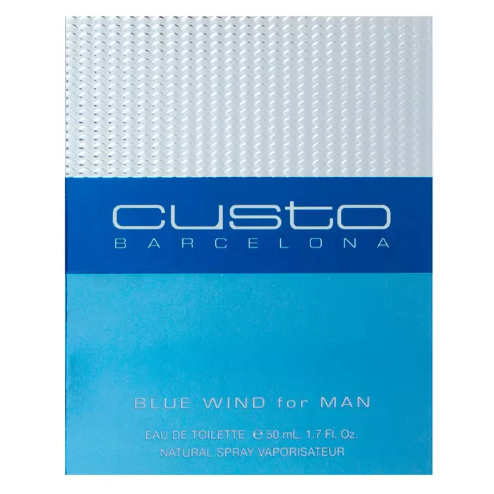 Custo Barcelona Blue Wind Eau de Toilette bărbați 50 ml