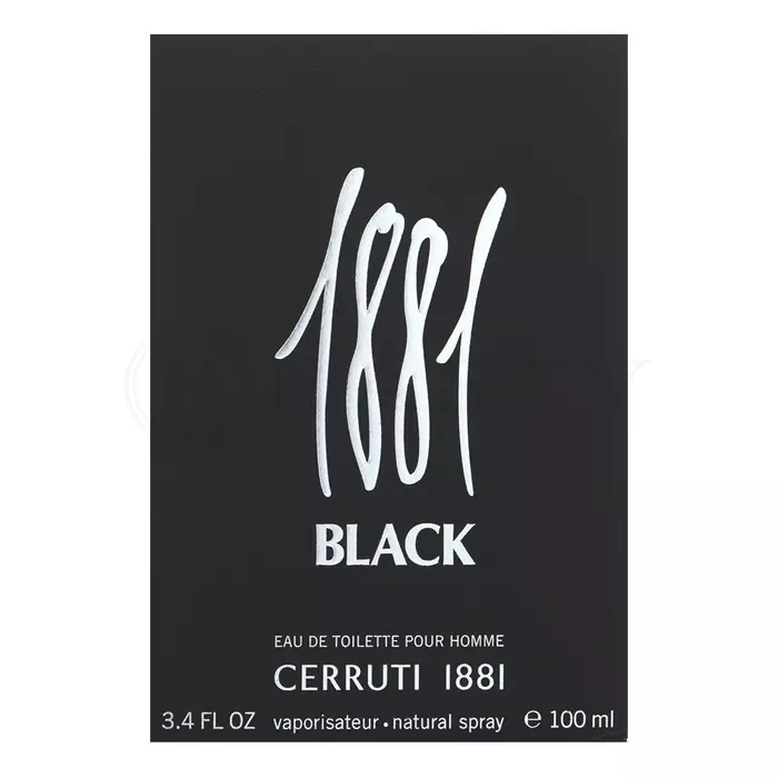 Cerruti 1881 Black Eau de Toilette da uomo 100 ml