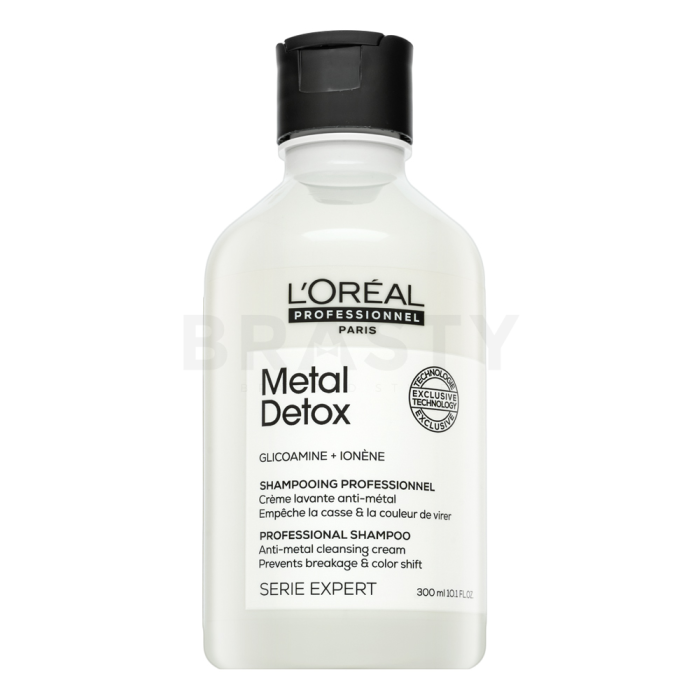 L´Oréal Professionnel Série Expert Metal Detox Professional Shampoo Anti-metal Cleasing Cream reinigende shampoo voor glans en bescherming van gekleurd haar 300 ml