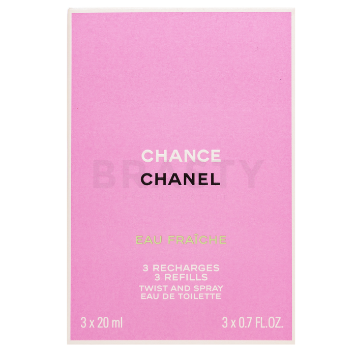 Chanel Chance Eau Fraiche - Refill toaletná voda pre ženy 3 x 20 ml