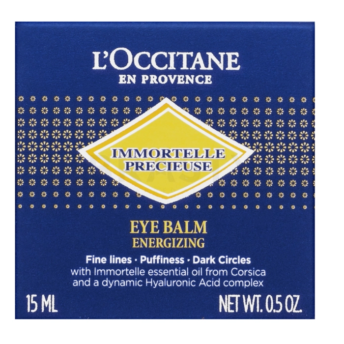 L'Occitane Immortelle Précieuse Energising Eye Balm világosító és fiatalító krém szemkörnyék 15 ml