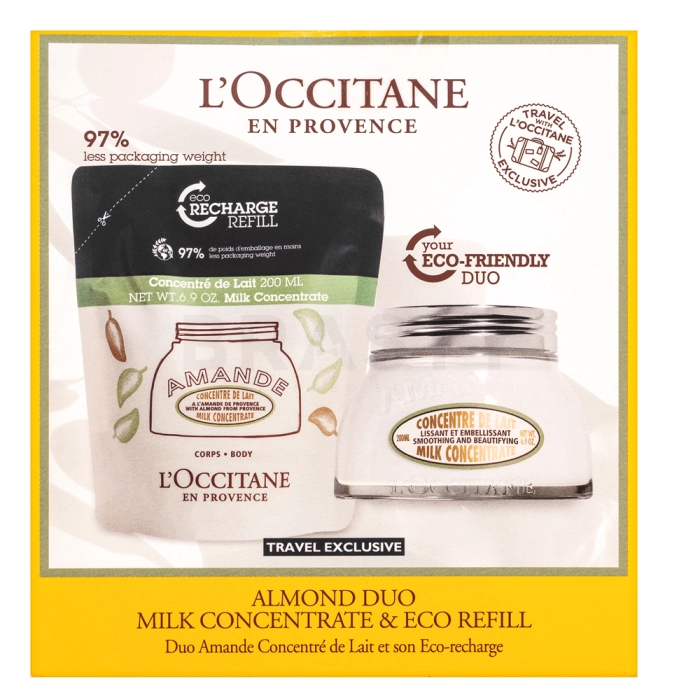 L'Occitane Almond Milk Concentrate bodylotion Refill Duo 200 ml + 200 ml