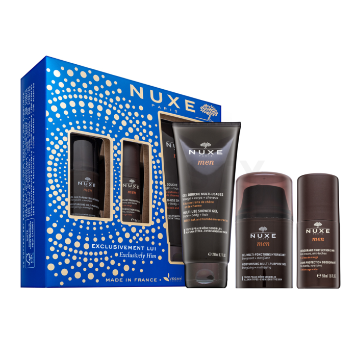 Nuxe Exclusively Him geschenkset Set 200 ml + 50 ml + 50 ml