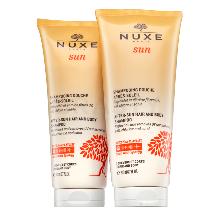 Nuxe Sun šampón a sprchový gél 2v1 After-Sun Hair & Body Shampoo 2 x 200 ml