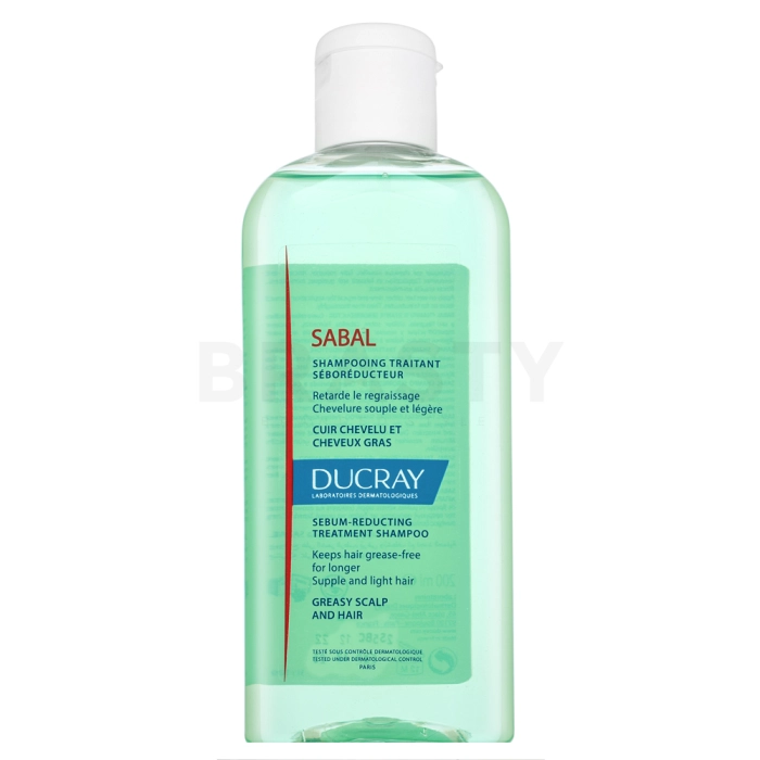Ducray Sabal Sebum-Reducting Treatment Shampoo posilujúci šampón pre rýchlo mastiace sa vlasy 200 ml