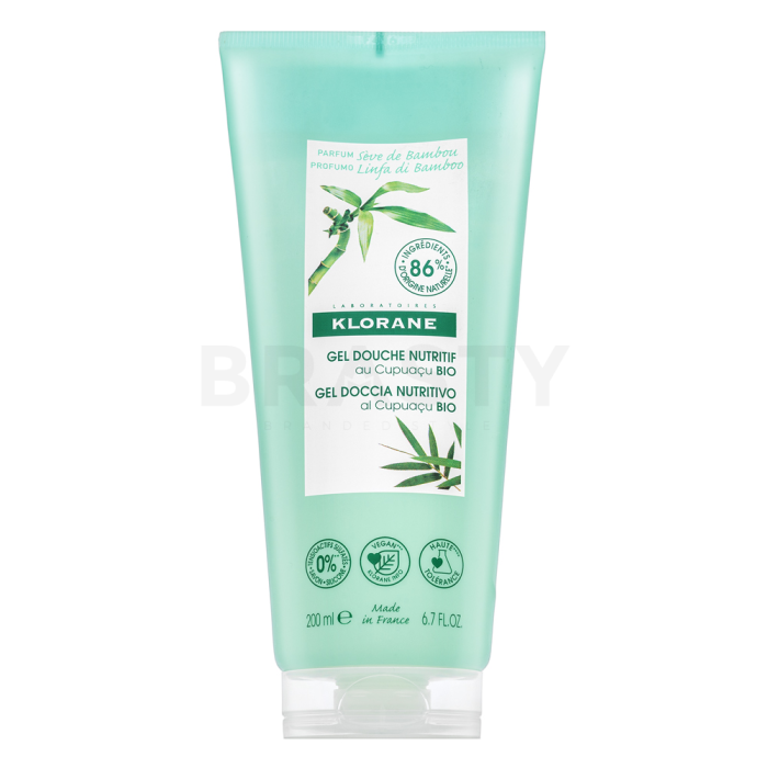 Klorane Bamboo Sap sprchový gél Nourishing Shower Gel 200 ml
