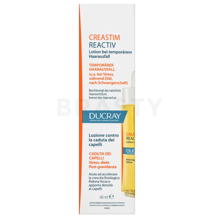 Ducray Creastim Reactiv Anti-Hair Loss Lotion verzorging zonder spoelen tegen haaruitval 60 ml