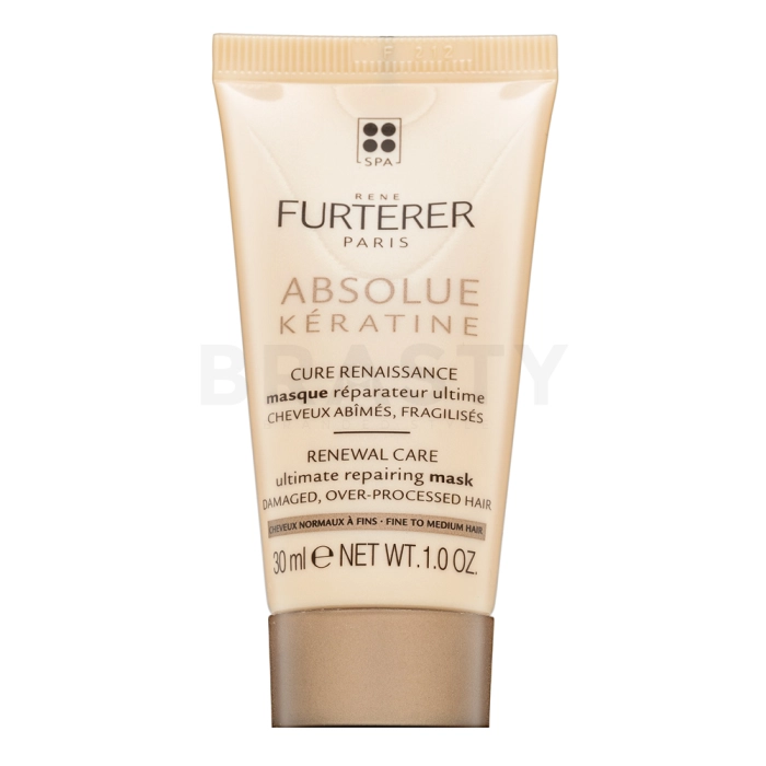 Rene Furterer Absolue Kératine Ultimate Repairing Mask versterkend masker voor fijn haar Fine Hair 30 ml