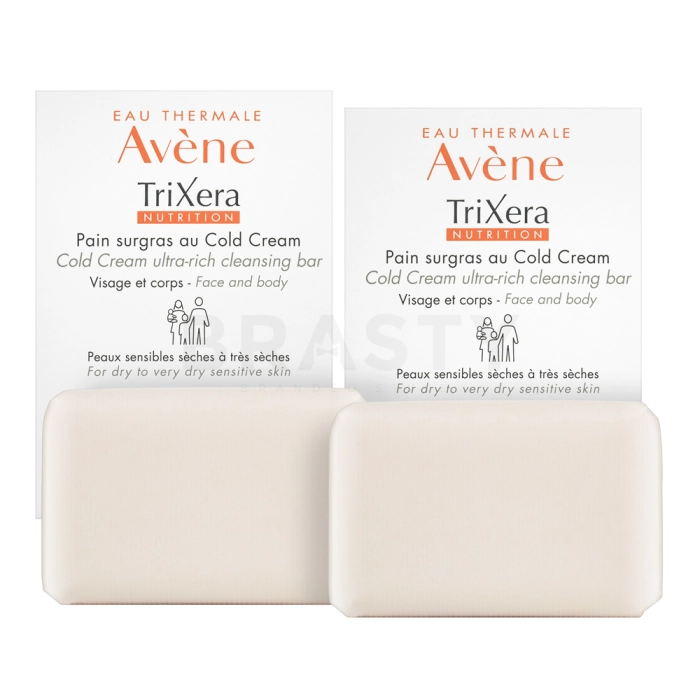 Avène szappan Cold Cream Ultra Rich Cleansing Bar 2 x 100 g