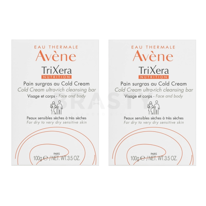 Avène szappan Cold Cream Ultra Rich Cleansing Bar 2 x 100 g