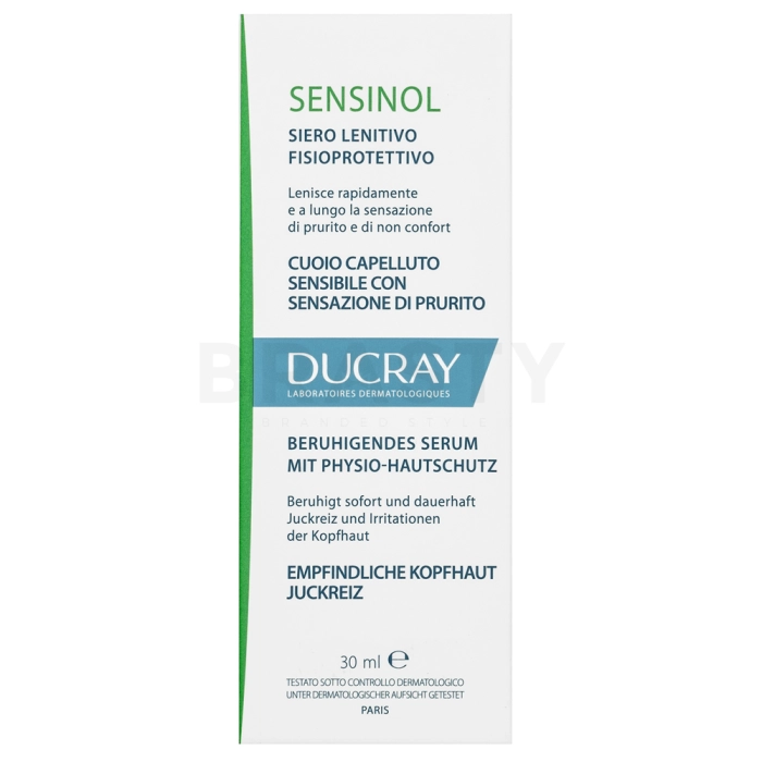 Ducray Sensinol Sensitives Scalps Serum siero protettivo per la sensibilità del cuoio capelluto 30 ml