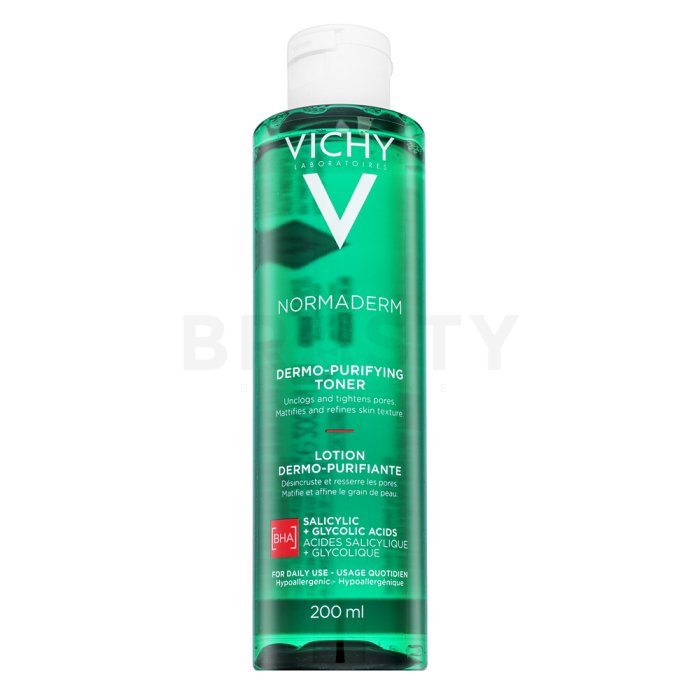 Vichy Normaderm Purifying Pore-Tightening Lotion tisztító tonik az arcbőr hiányosságai ellen 200 ml