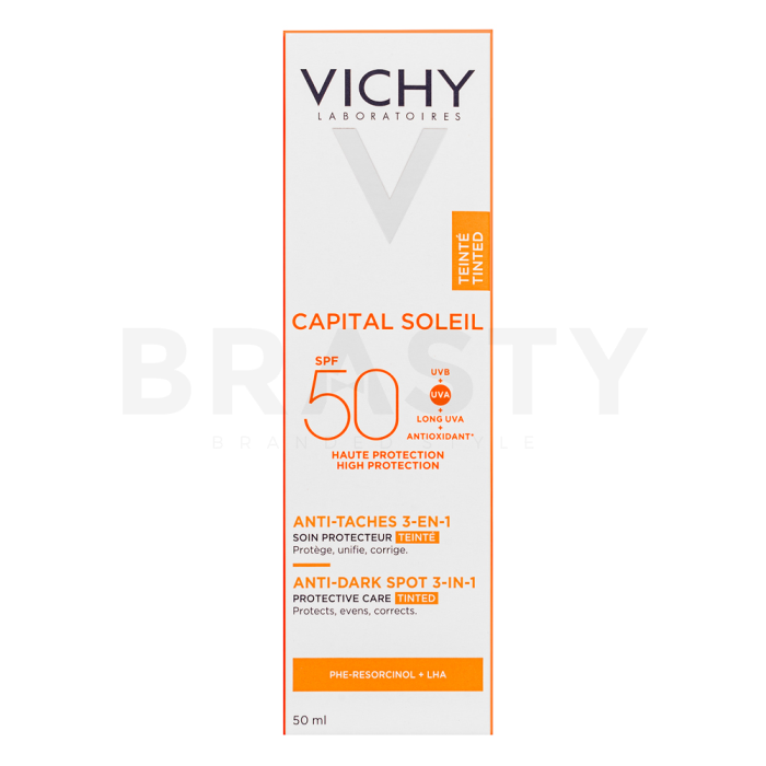 Vichy Idéal Soleil beschermende crème Anti-Dark Spot 3v1 SPF 50+ 50 ml