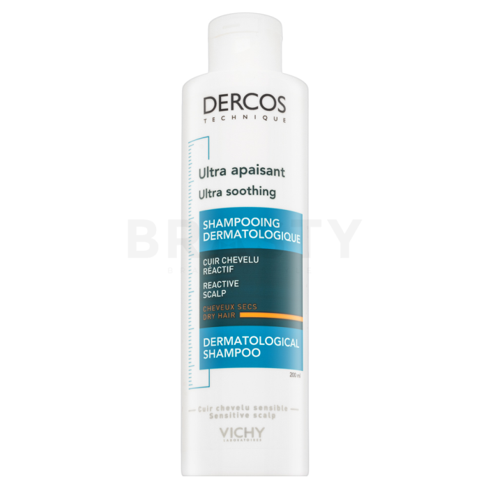 Vichy Dercos Ultra Soothing Sulfate-Free Shampoo Dry Hair sulfaatvrije shampoo voor de gevoelige hoofdhuid 200 ml