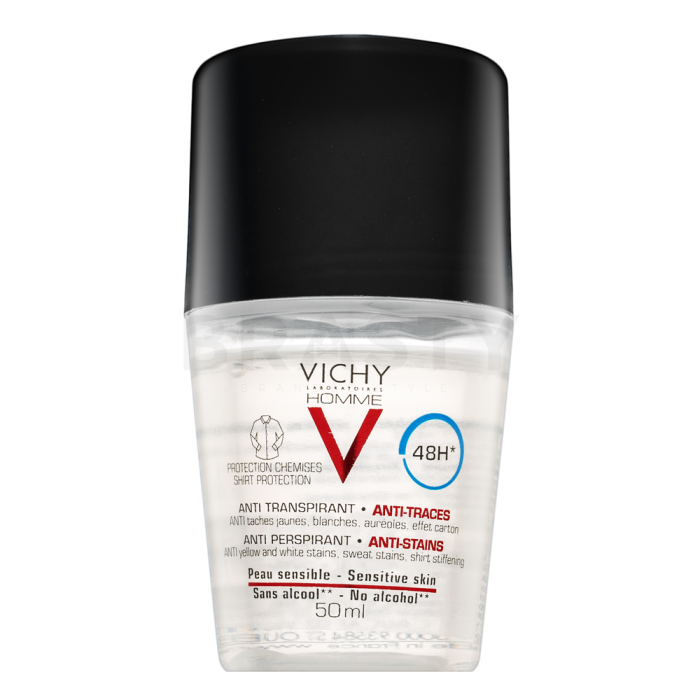 Vichy Homme antitranspiratiemiddel 48H Anti-Perspirant Anti-Stains 50 ml