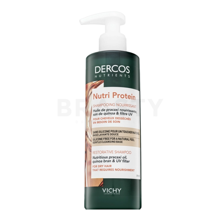 Vichy Dercos Nutri Protein Restorative Shampoo negovalni šampon za suhe in občutljive lase 250 ml