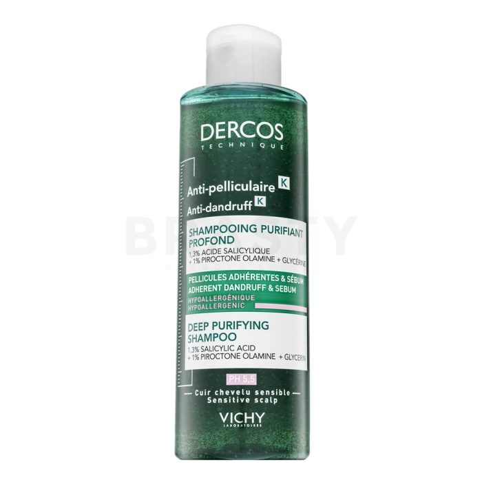 Vichy Dercos Anti-Dandruff Deep Purifying Shampoo shampoo detergente profondo contro la forfora 250 ml