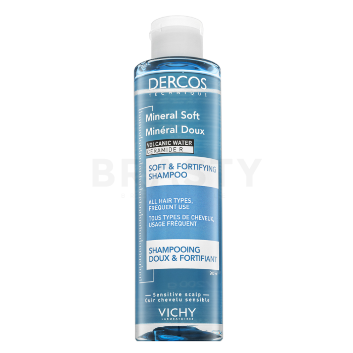 Vichy Dercos Mineral Soft & Fortifying Shampoo minerale shampoo voor dagelijks gebruik 200 ml