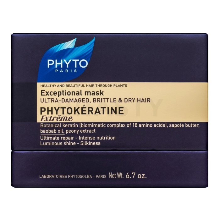 Phyto Phytokératine Extreme Exceptional Mask подхранваща маска за укрепване на фибрите на косъма 200 ml