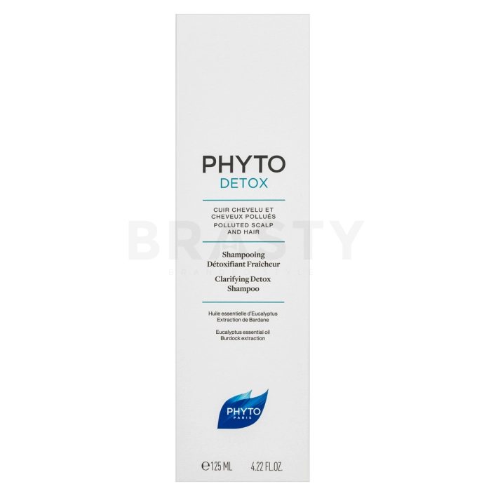 Phyto PhytoDetox Clarifying Detox Shampoo tisztító sampon gyenge hajra 125 ml