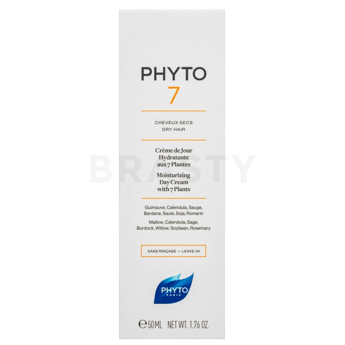 Phyto Phyto7 Moisturizing Day Cream öblítés nélküli ápolás száraz hajra 50 ml