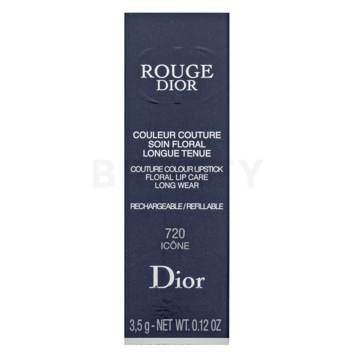 Dior (Christian Dior) Rouge Refillable Lipstick dolgo obstojna šminka z matirnim učinkom 720 Icone Matte Finish 3,5 g