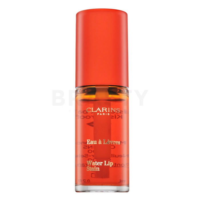 Clarins Eau á Lévres Water Lip Stain блясък за устни за матов ефект 02 Orange Water 7 ml
