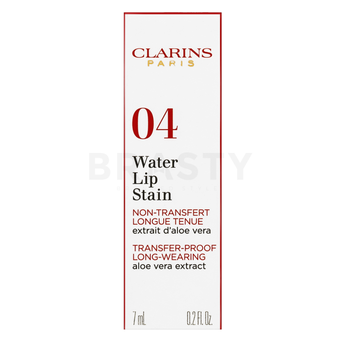 Clarins Eau á Lévres Water Lip Stain блясък за устни за матов ефект 04 Violet Water 7 ml
