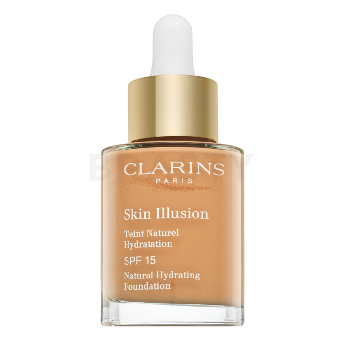 Clarins Skin Illusion Natural Hydrating Foundation течен фон дьо тен с овлажняващо действие 107 Beige 30 ml