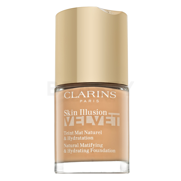 Clarins Skin Illusion Velvet Natural Matifying & Hydrating Foundation tekoča ličila z matirnim učinkom 108.5W Cashew 30 ml